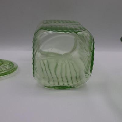 ANCHOR HOCKING Uranium Jars w/ Lids (2)