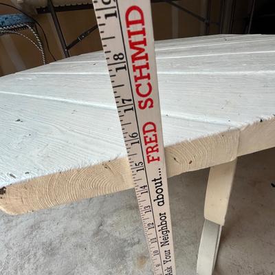 Great wood & metal table