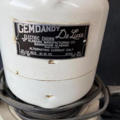 Vintage electric butter churn