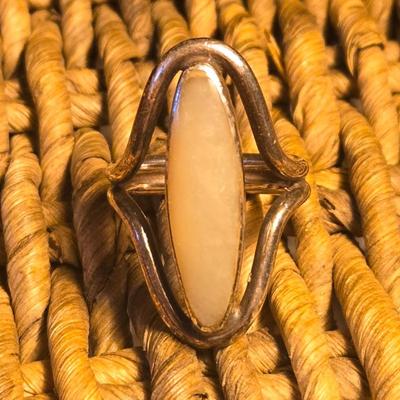 Mother of Pearl Sterling Ring