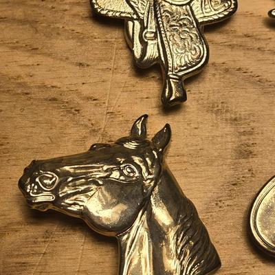 Silver Tone Button Covers