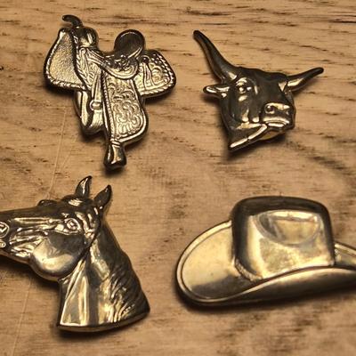 Silver Tone Button Covers