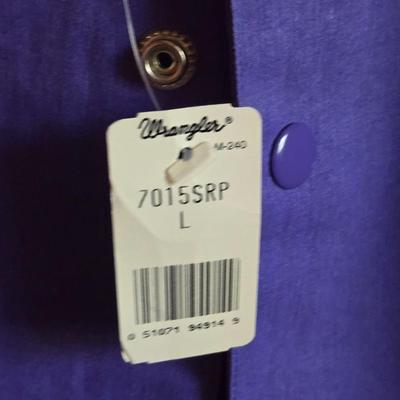 New with Tags George Strait Purple Brush-Popper Jacket