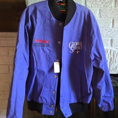 New with Tags George Strait Purple Brush-Popper Jacket