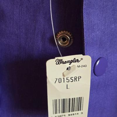 New with Tags George Strait Purple Brush-Popper Jacket