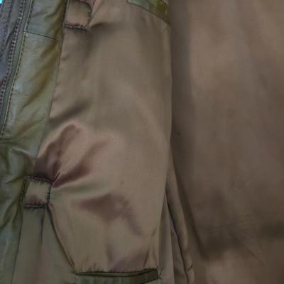 Women's Brown Leather Coat