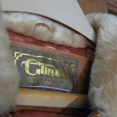 Women's Brown Leather Coat
