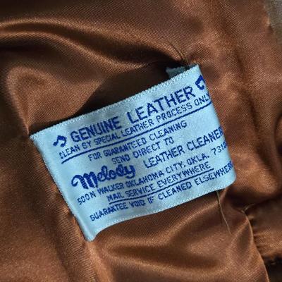 Women's Brown Leather Coat
