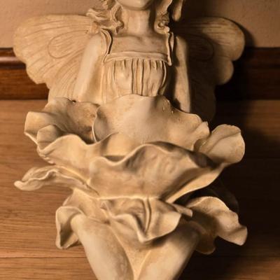 Resin Sitting Fairy Garden Statue
