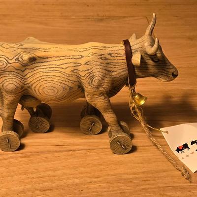 Cow Parade "Cow Pull Toy"