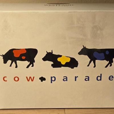 Cow Parade Blue & White Cow