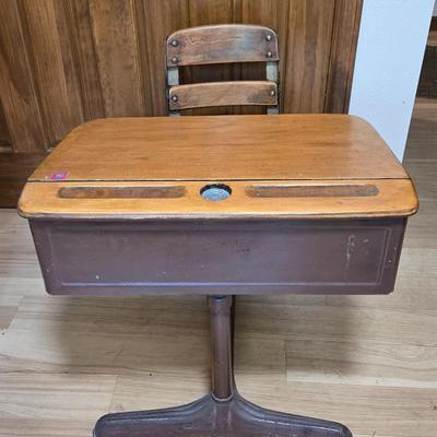 Vintage Small School Desk
