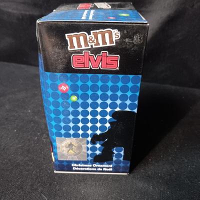 2 M&M'S ELVIS ORNAMENTS
