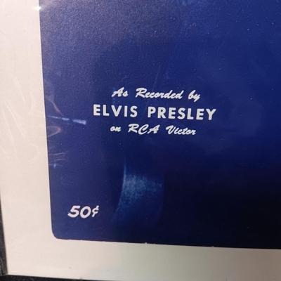 ELVIS PRESLEY'S HOUND DOG SHEET MUSIC