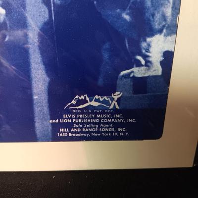 ELVIS PRESLEY'S HOUND DOG SHEET MUSIC