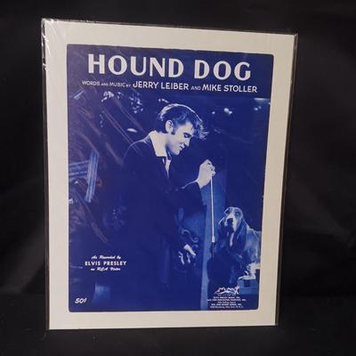 ELVIS PRESLEY'S HOUND DOG SHEET MUSIC