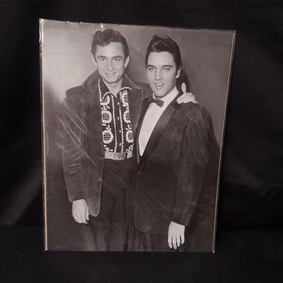 PHOTO OF ELVIS AND JOHNNY CASH