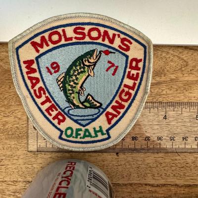 1971 Molsons Master Angler patch