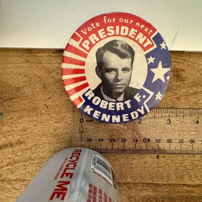 Vote for our next President Robert F Kennedy pin