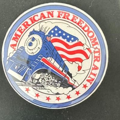 American Freedom Train Pin 1976