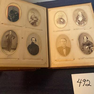 Vintage Photo Album so Tintype Pictures