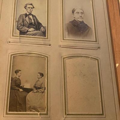 Vintage Photo Album so Tintype Pictures