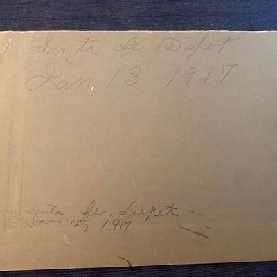 1917 Santa Fe Depot and Turn Table