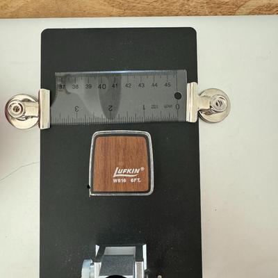 Vintage Lufkin wood grain tape measure