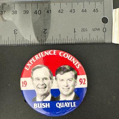 1992 Experience counts Bush / Quayle