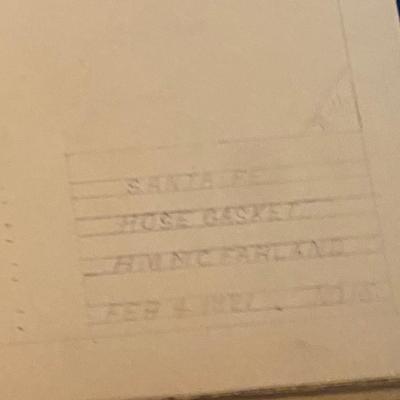 1920 Santa Fe Apprentice School Drawings