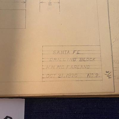 1920 Santa Fe Apprentice School Drawings