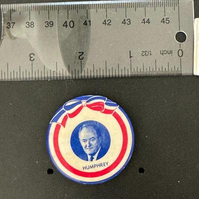 Humphrey political pin