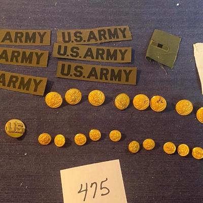 Vintage Army Lot