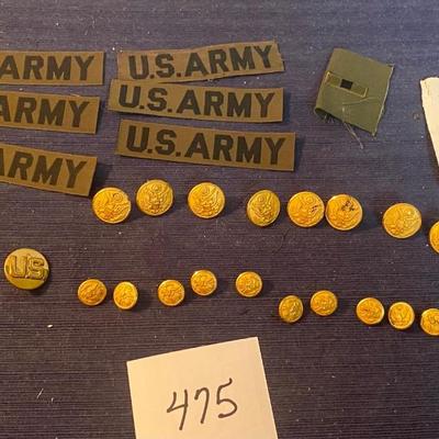 Vintage Army Lot