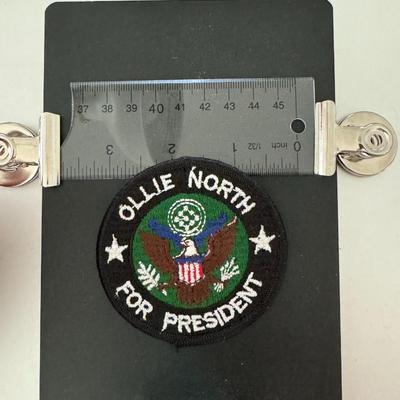 Ollie North for President patch