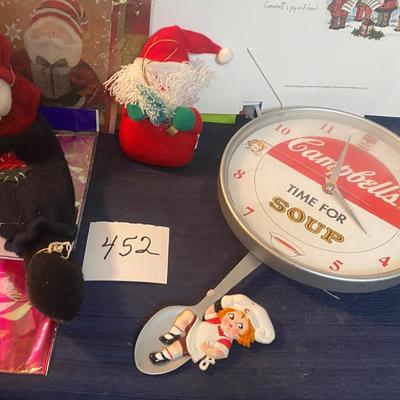 Campbell Soup Clock and More