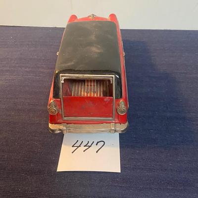 Vintage Bandai Japan Tin Friction Toy Car