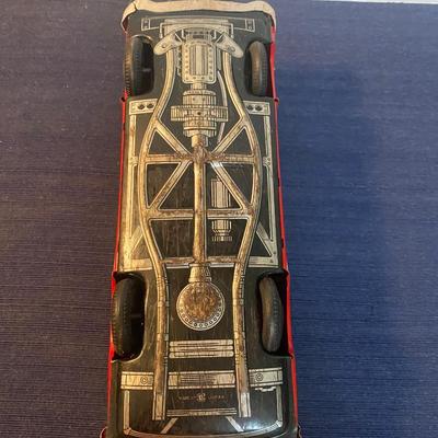 Vintage Bandai Japan Tin Friction Toy Car