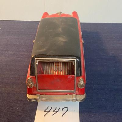 Vintage Bandai Japan Tin Friction Toy Car