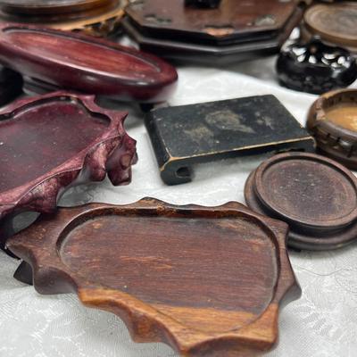 Japan China Rosewood displays, Antique frames