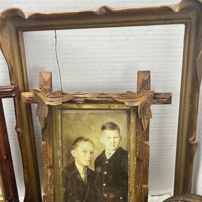 Japan China Rosewood displays, Antique frames