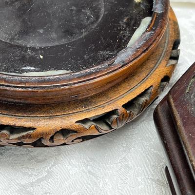 Japan China Rosewood displays, Antique frames