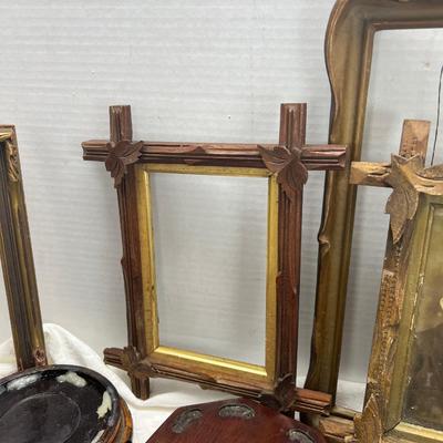 Japan China Rosewood displays, Antique frames