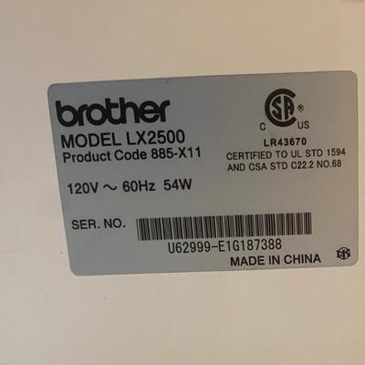 Brother Model LX2500 Sewing Machine