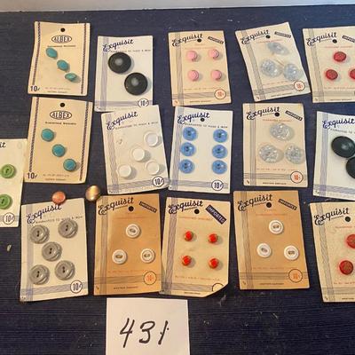 Vintage Button Lot