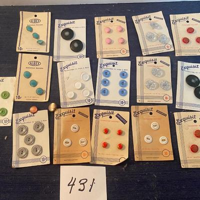 Vintage Button Lot