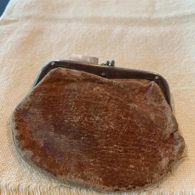 Small vintage coin wallet