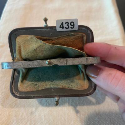 Small vintage coin wallet