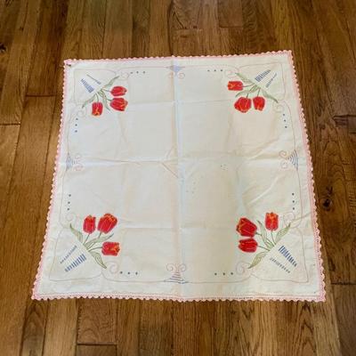 Small table scarf
