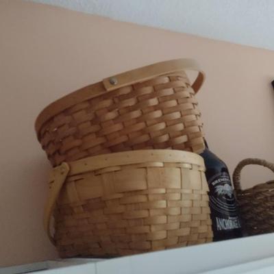 Collection of Hand-Woven Baskets Choice B